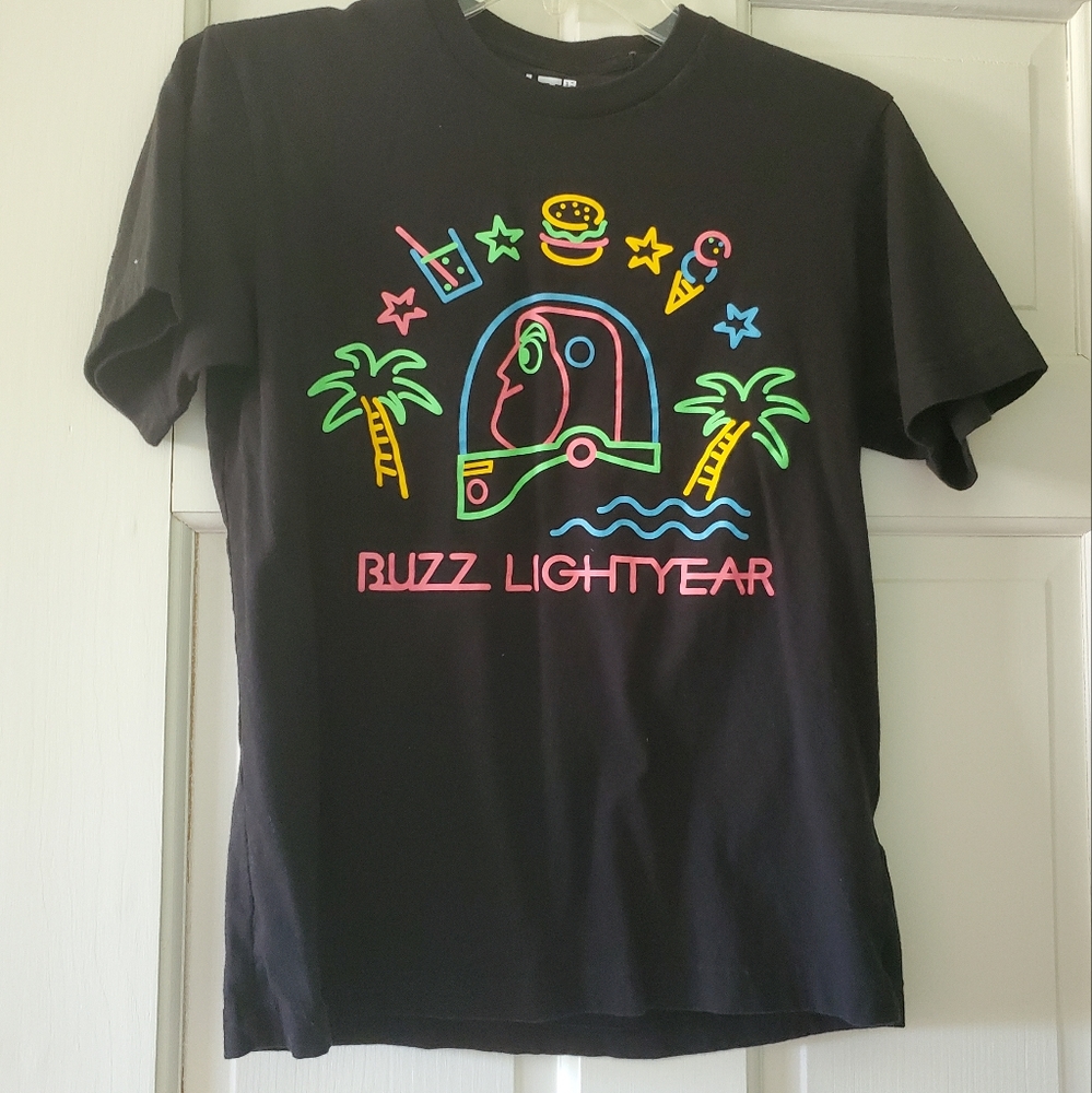 Buzz Lightyear Tropical Neon Uniqlo T-Shirt